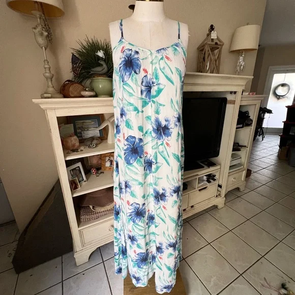 Roxy Dresses | Nwtroxy Lookout Point Maxi Dress | Color: Blue | Size: Xs